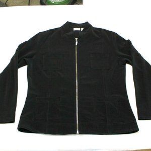 Chicos Zip Up Lightweight Jacket Womens size 2